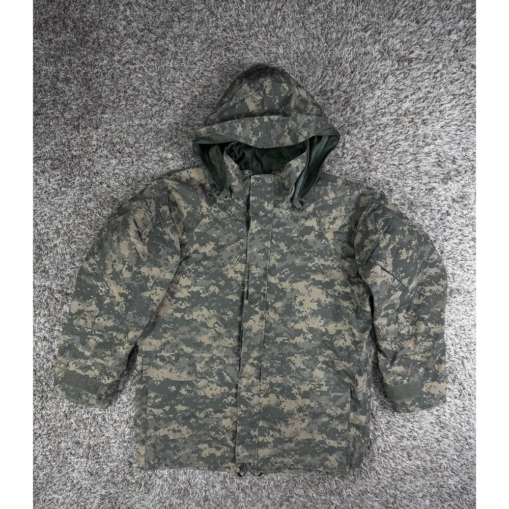 Parka Cold Weather Universal Camouflage Jacket Men's Medium Ragular US Military